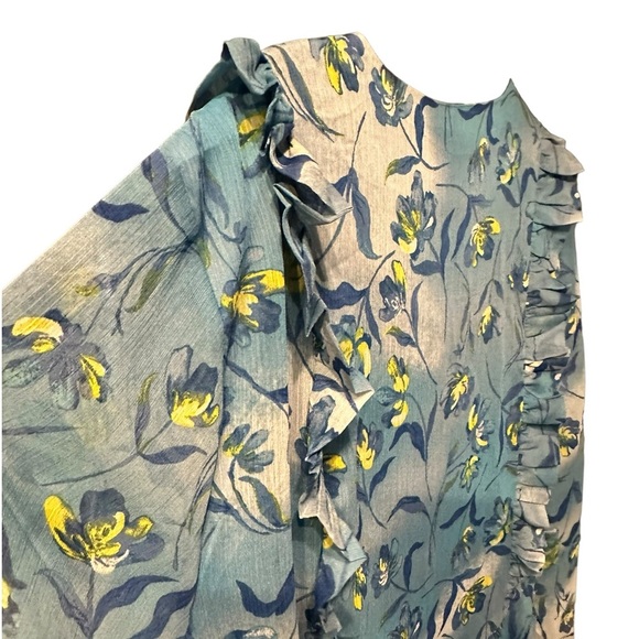 Prabal Gurung paradise blue maxi dress size 2X - Picture 3 of 16